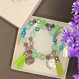 Custom quality stretchy bracelets